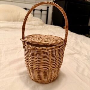 Wicker Basket Bag